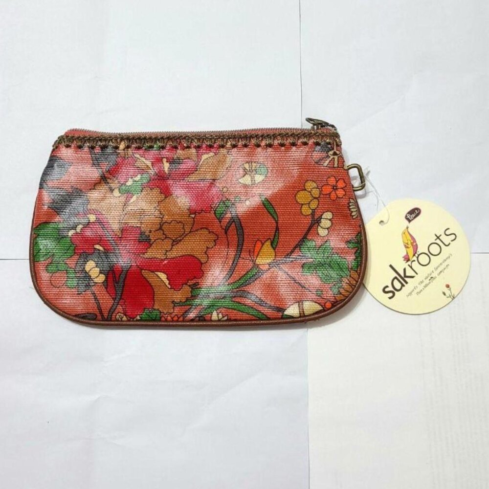 Sakroots Floral Zippered Pouch - Picture 2 of 4